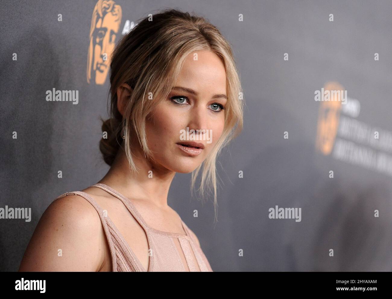 Jennifer Lawrence attending The British Academy Britannia Awards held ...