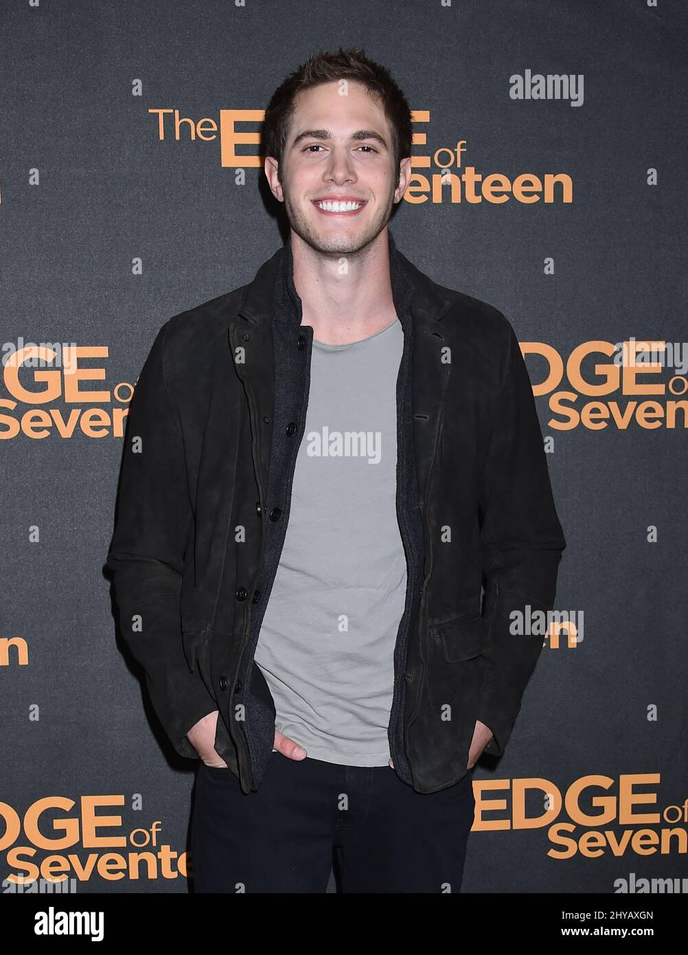 Blake Jenner arriving for The Edge of Seventeen photocall held at the ...