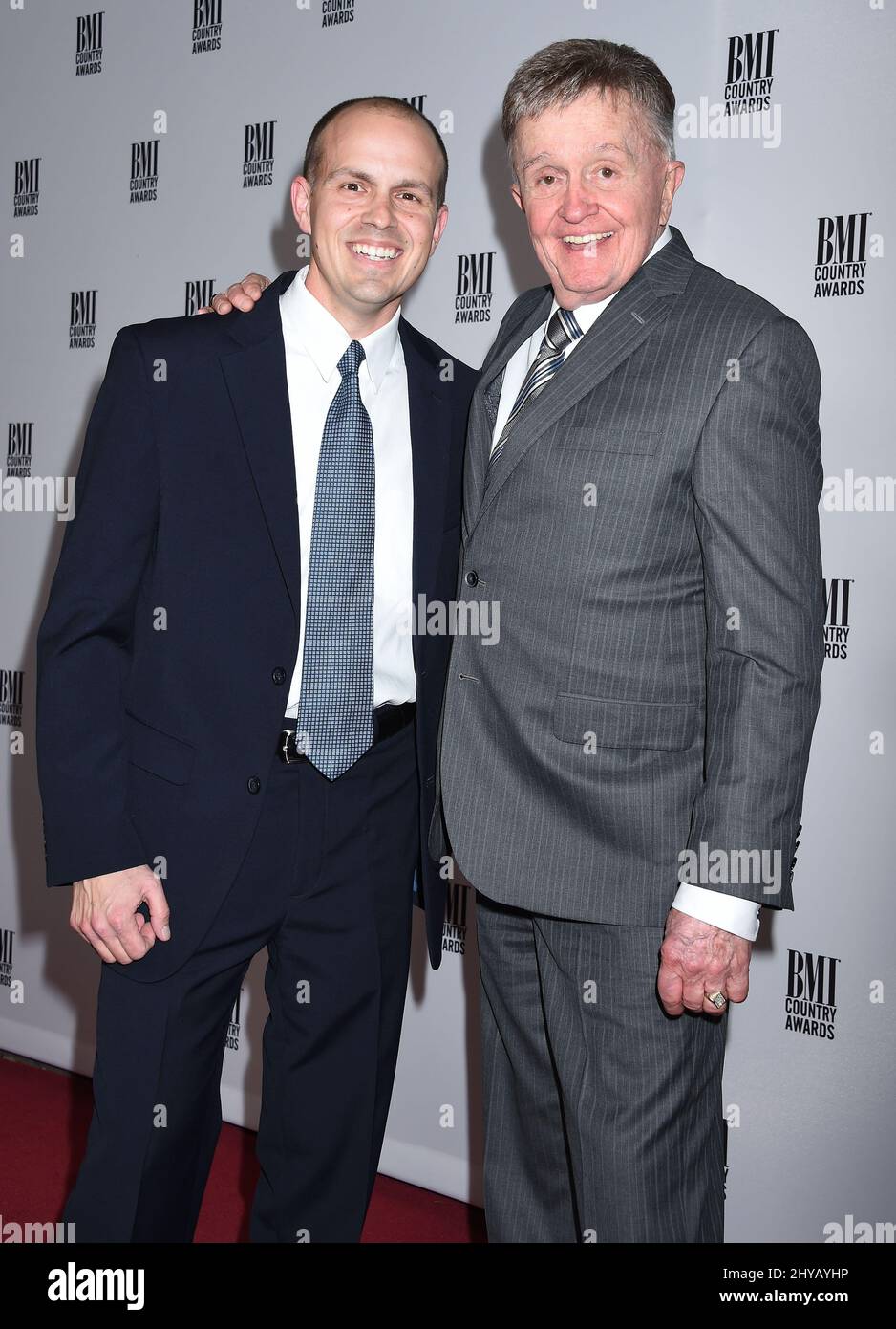 Bill Anderson and Jamey Anderson attends the 64th Annual BMI Country ...