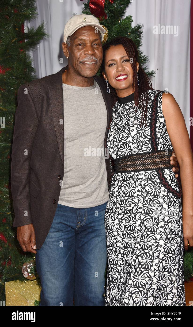 Danny Glover and Eliane Cavalleiro arrives at Universal's Almost