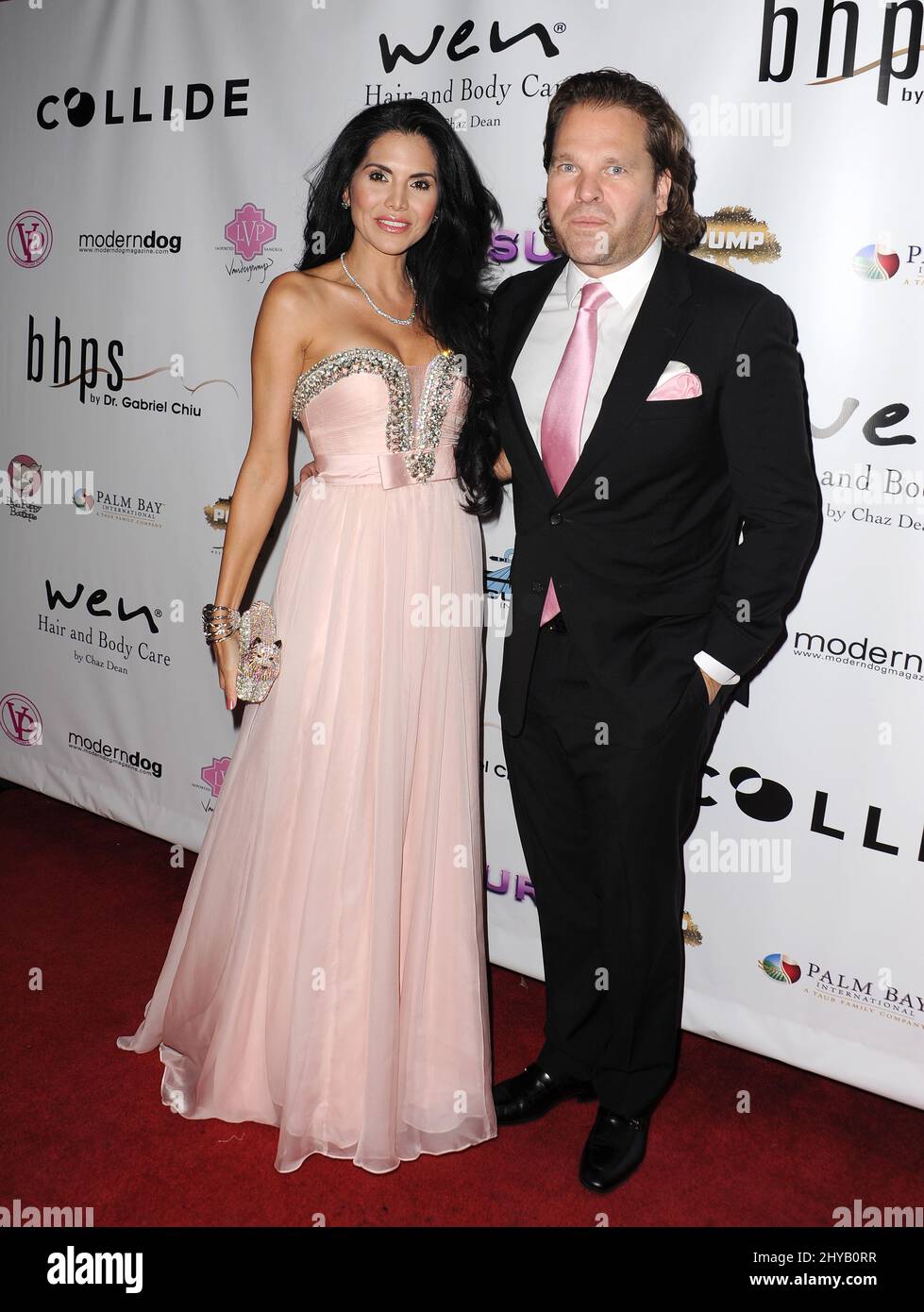 Joyce Giraud, Michael Ohoven arriving for the "Vanderpump Dogs