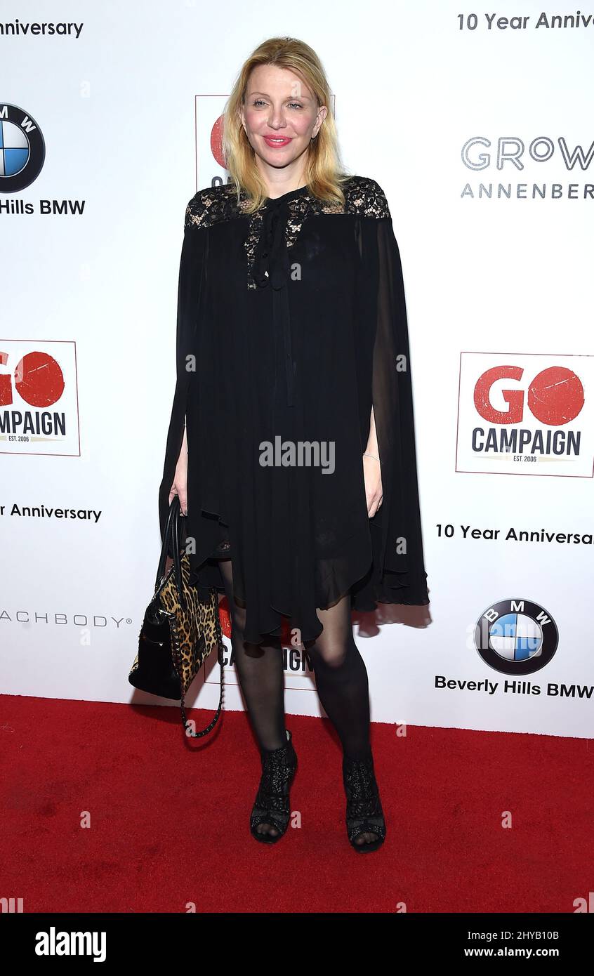 Courtney Love attends the 10th Annual GO Campaign Gala held at Manuela