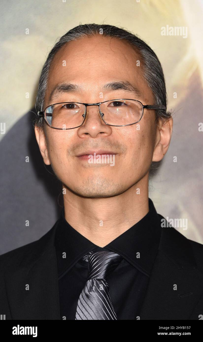 Ted Chiang arrives at the LA Premiere of Arrival at the Regency Village  Theatre on Sunday, Nov. 6, 2016, in Los Angeles Stock Photo - Alamy