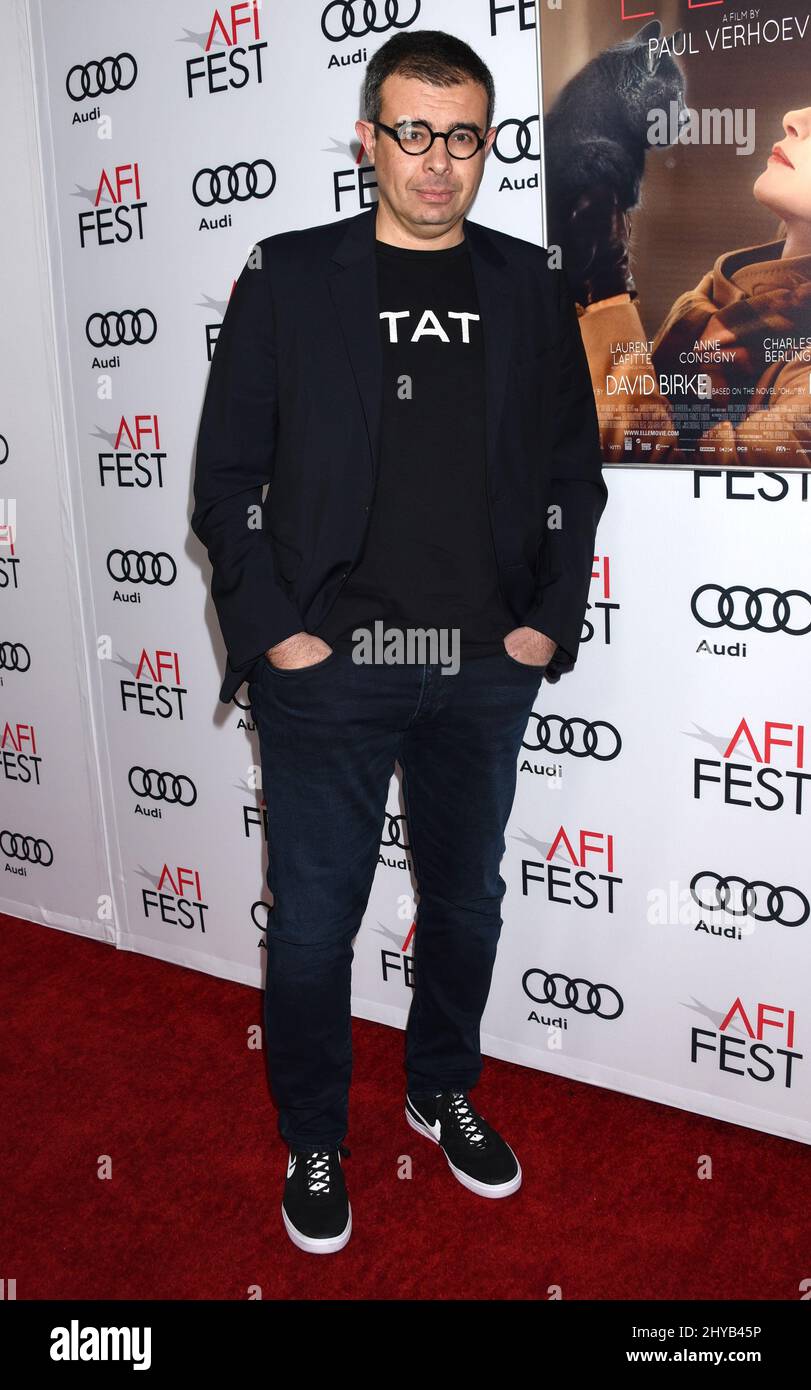 Said Ben Said attending the screening of 'Elle' at AFI Fest 2016 in Los Angeles Stock Photo