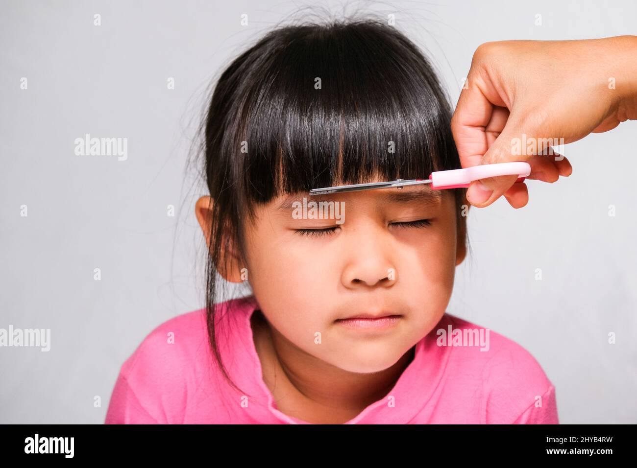 Asian Mother Cuts Her Daughter S Hair By Herself At Home Mom Cuts Hair Asian Mother Cuts Her Daughter S Hair By Herself At Home Mom Cuts Hair