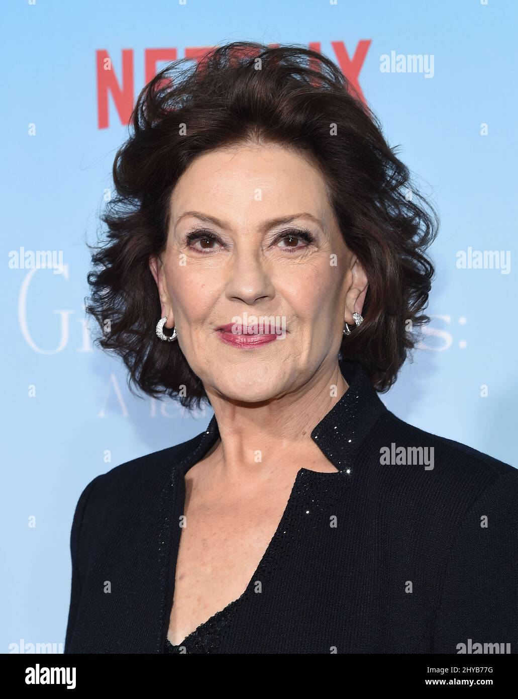 Kelly Bishop arrives at the Premiere Of Netflix's ''Gilmore Girls: A Year In The Life'' held at the Regency Bruin Theatre, Los Angeles, 18th November 2016 Stock Photo