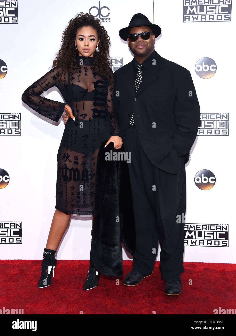 Jimmy Jam and Bella Harris arriving for The 44th Annual American Music
