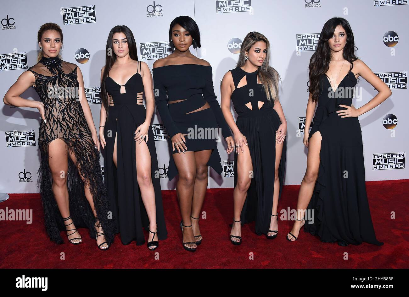 Fifth Harmony arriving for The 44th Annual American Music Awards held