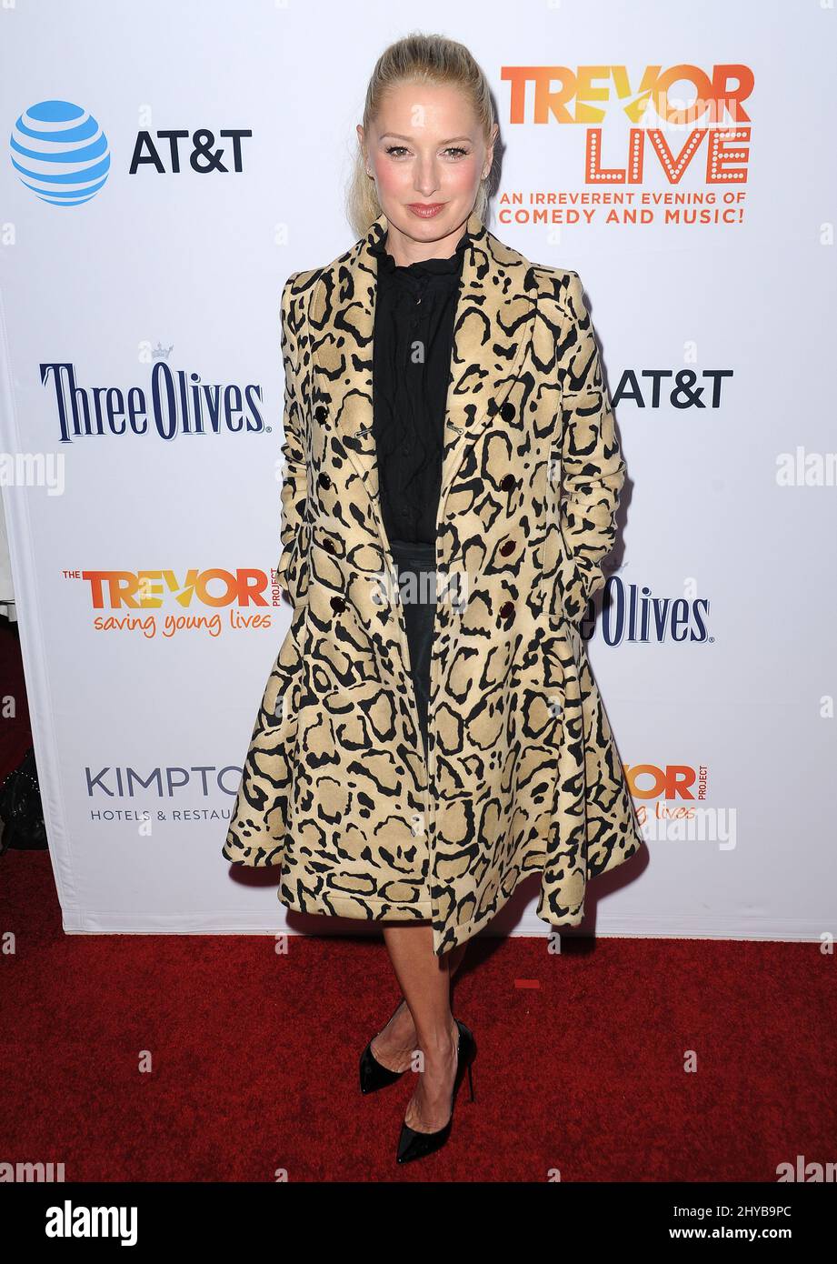 Katherine LaNasa arrives at The TrevorLIVE Los Angeles 2016 Fundraiser Stock Photo