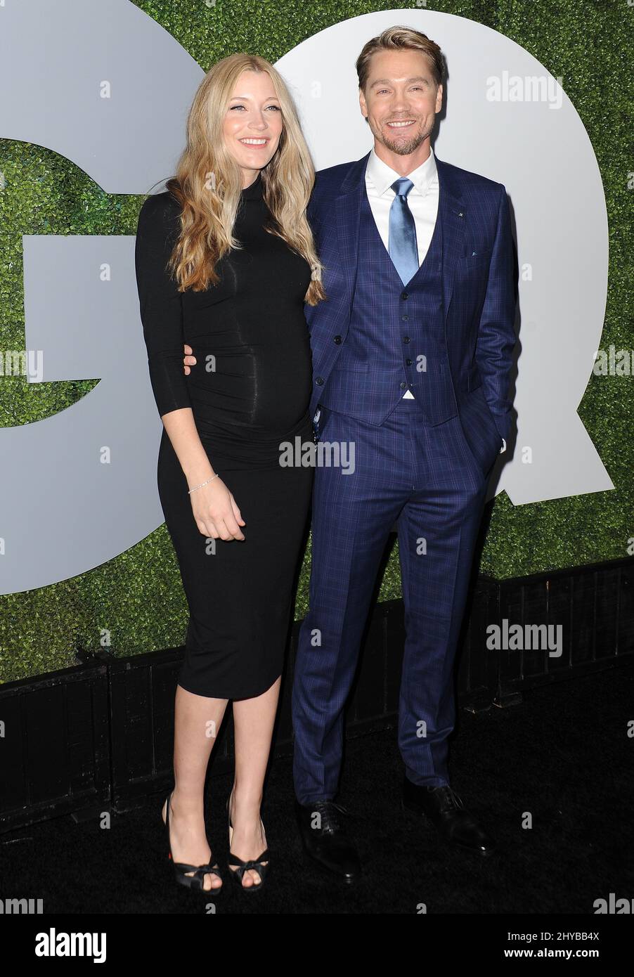 Chad Michael Murray, Sarah Roemer arriving for the 2016 GQ Man Of The ...