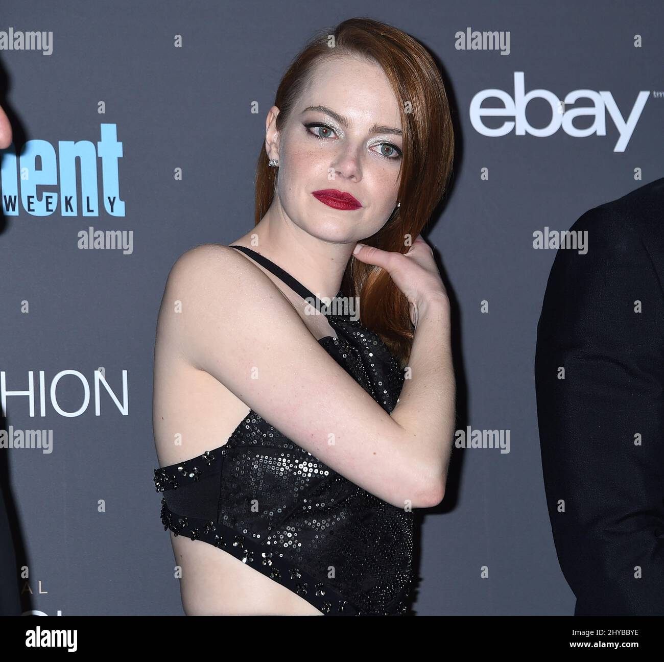 Emma Stone at the 22nd Annual Critics' Choice Awards held at Barker