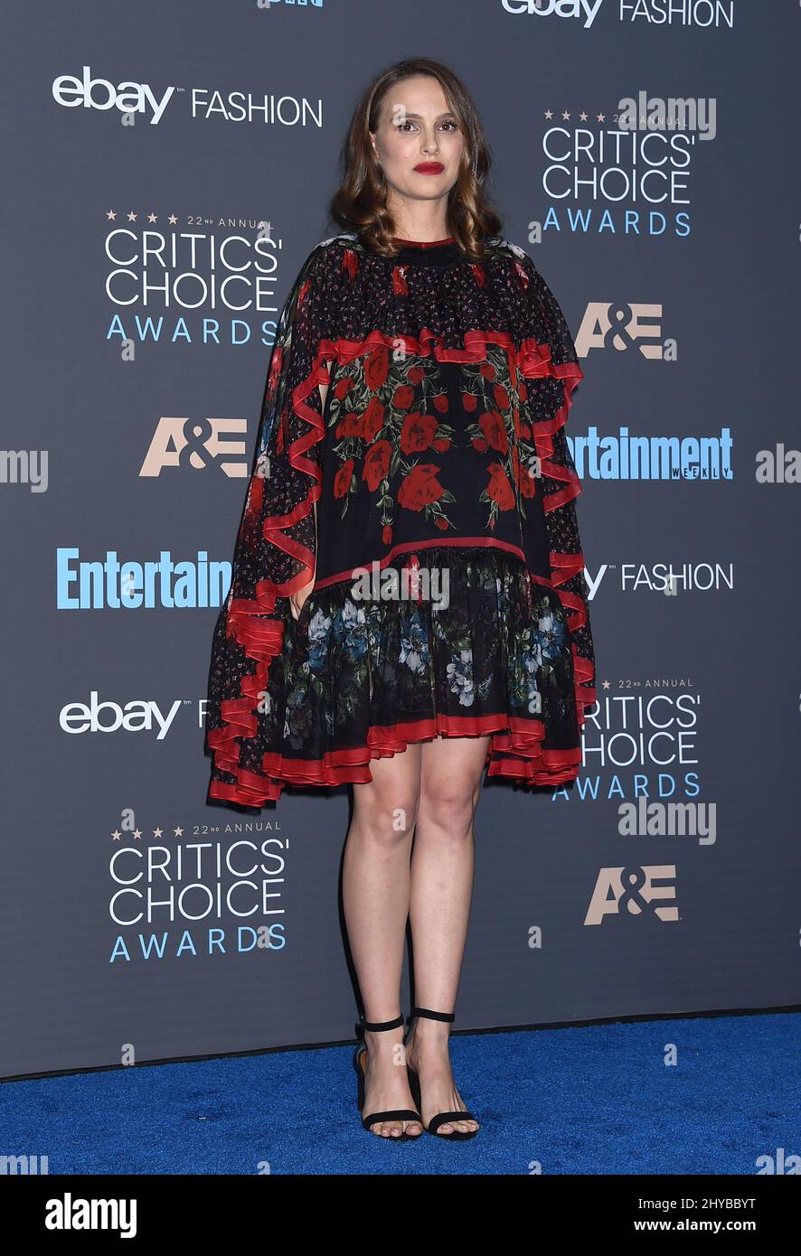 Natalie Portman at the 22nd Annual Critics' Choice Awards held at Barker Hanger Stock Photo