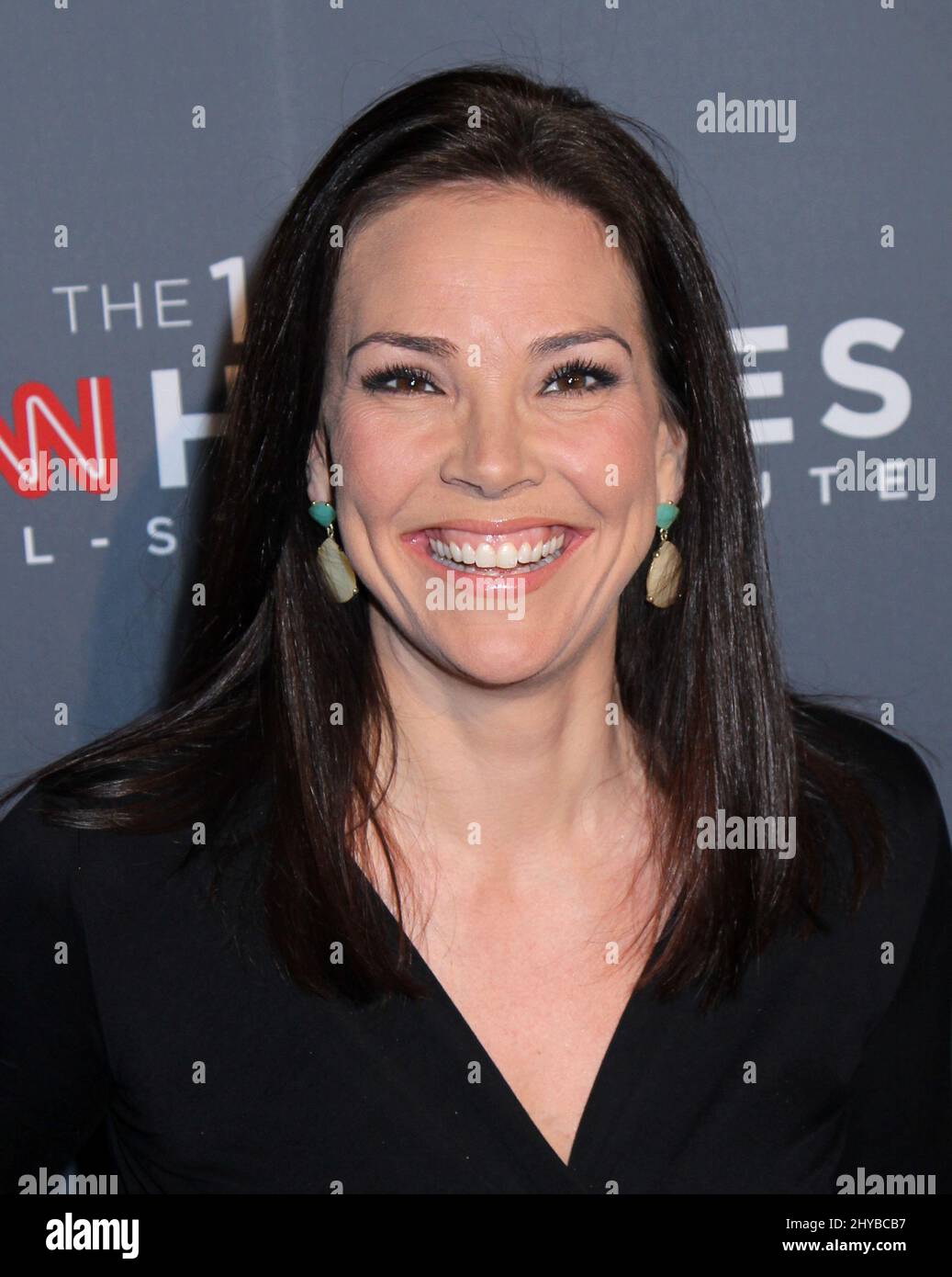 Erica Hill attends the 10th annual CNN Heroes: An All-Star Tribute Held at the Museum of Natural History on December 11, 2016 Stock Photo