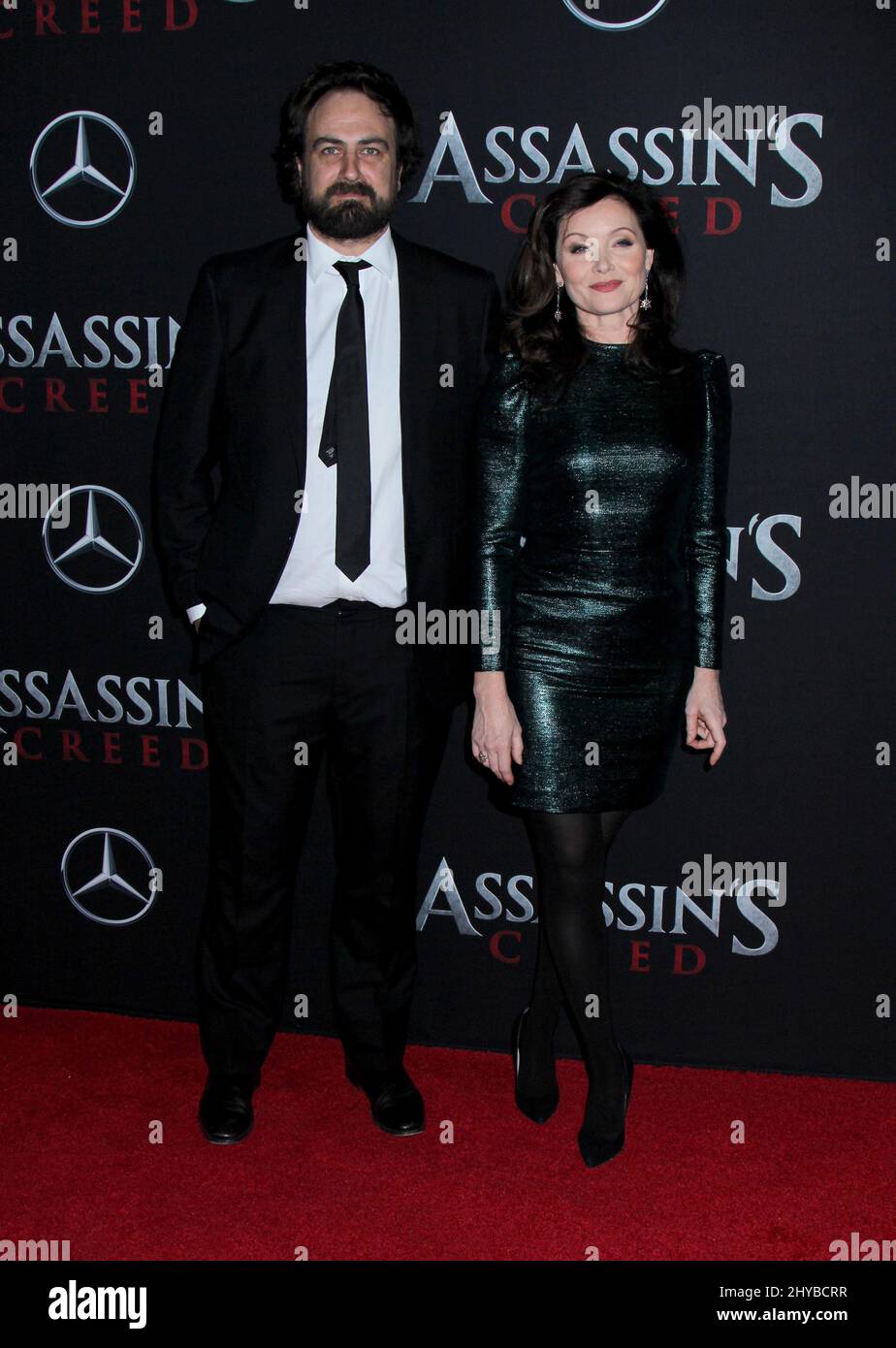Justin Kurzel & Essie Davis attends the 'Assassin's Creed' New York Premiere Held at the AMC Empire 25 on December 13, 2016 Stock Photo