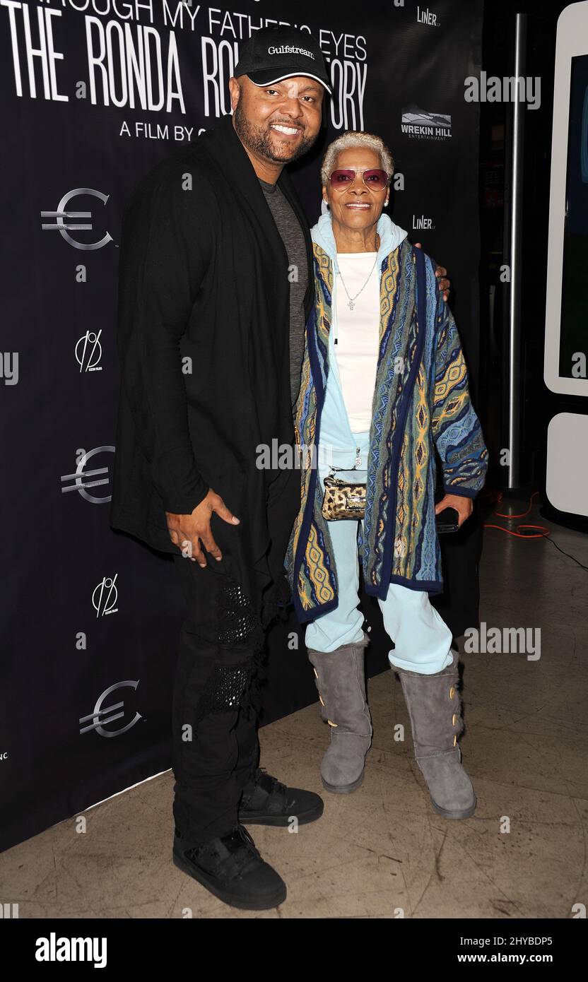 Damon elliott dionne warwick attending screening fathers eyes hires