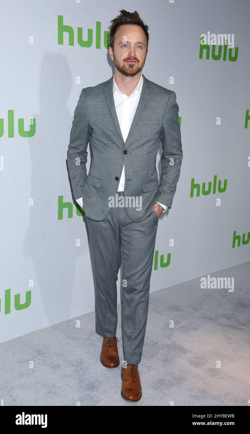 Aaron Paul attends Hulu's TCA All Stars Party held at the Langham Huntington Hotel Stock Photo