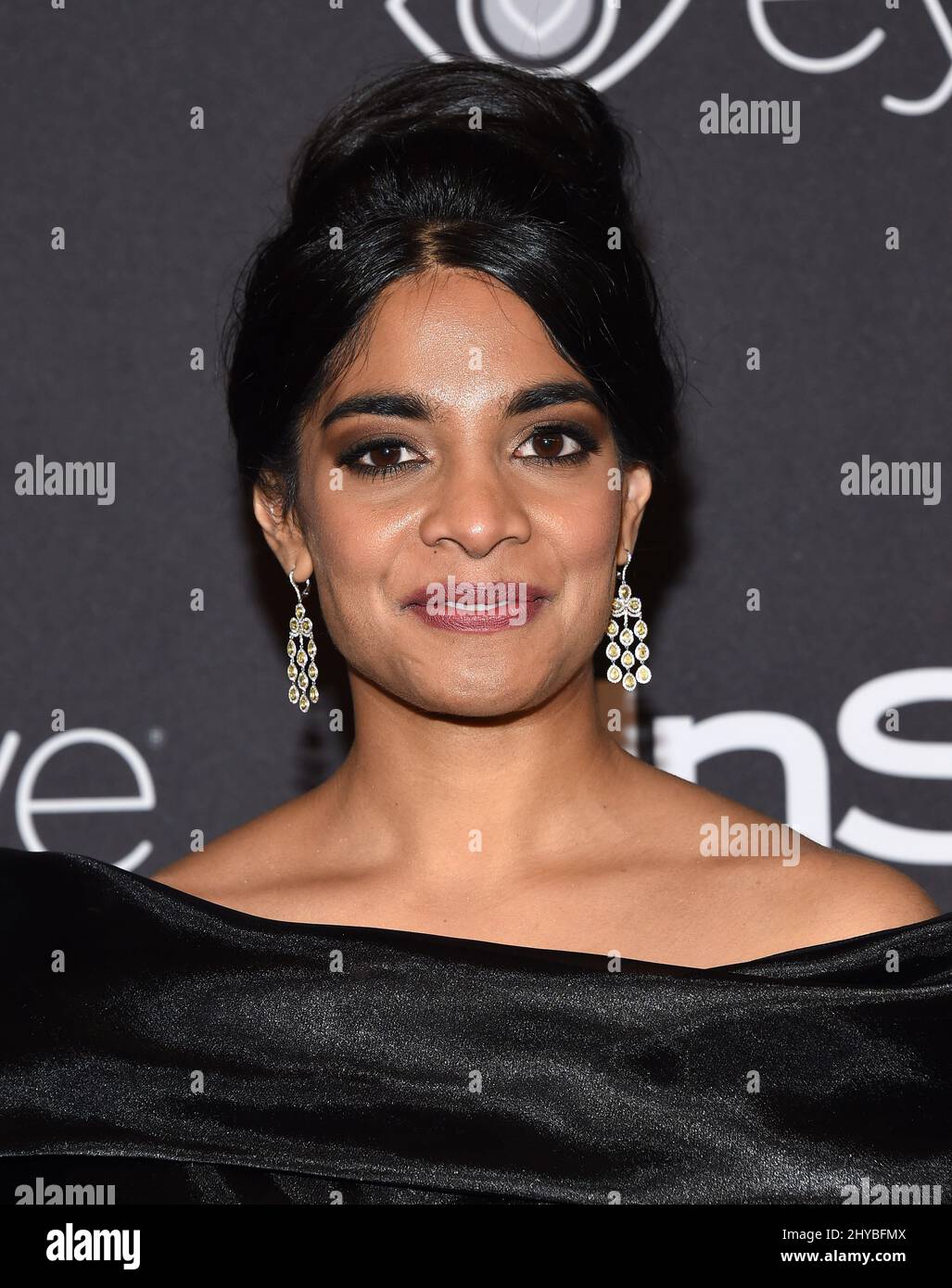 Amara Karan attending the 74th Annual Golden Globe Awards InStyle and ...