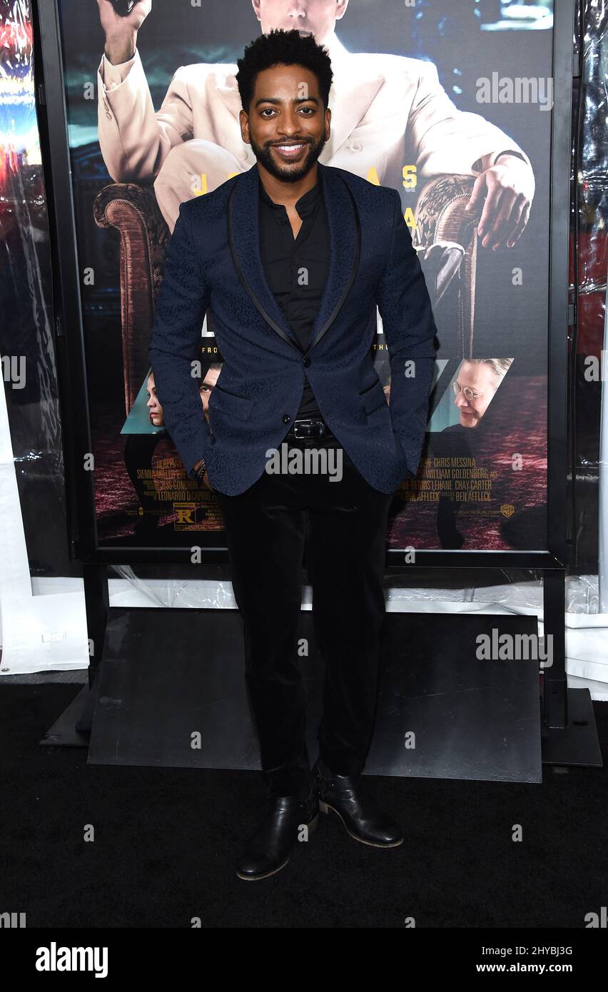 Shaun Brown attending the world premiere of 'Live By Night' in Los