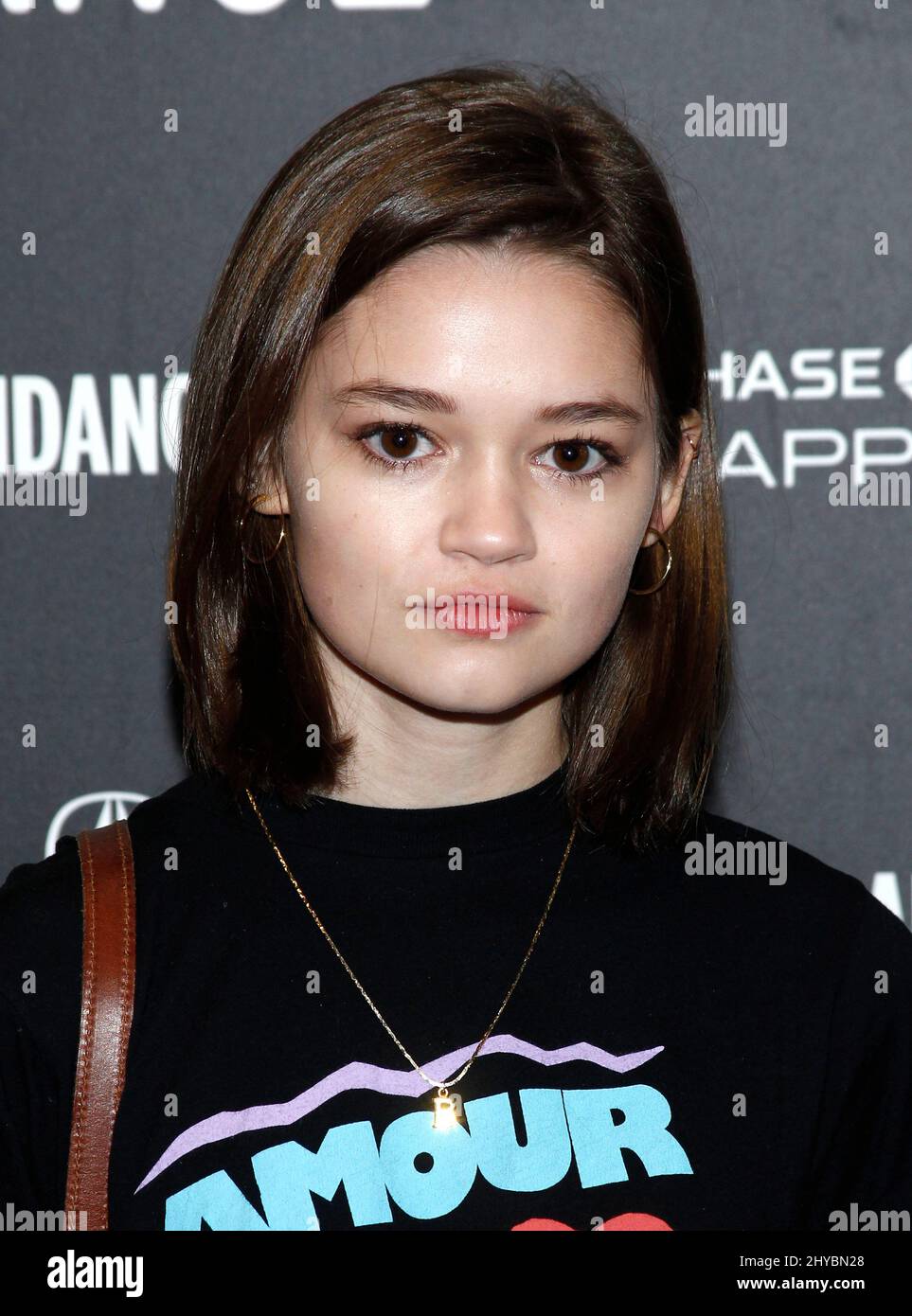 Ciara Bravo attends the "To The Bone" premiere at Sundance Film Festival  2017 held at the Eccles Theatre Stock Photo - Alamy