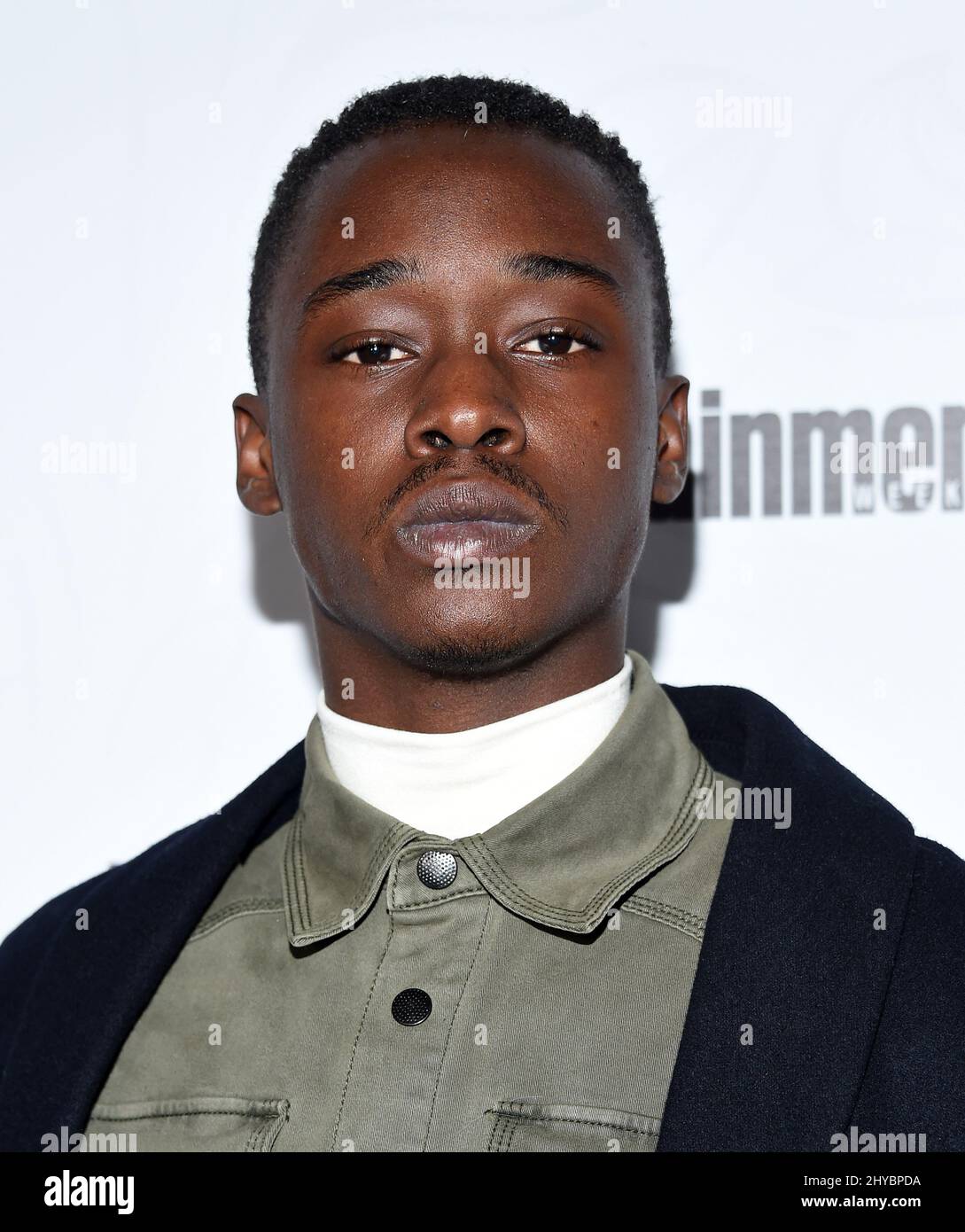 Ashton Sanders arriving to the Entertainment Weekly's Official PreSAG