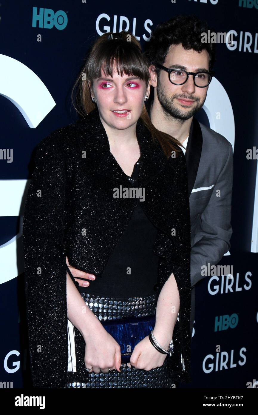 Lena Dunham & Jack Antonoff attending the 
