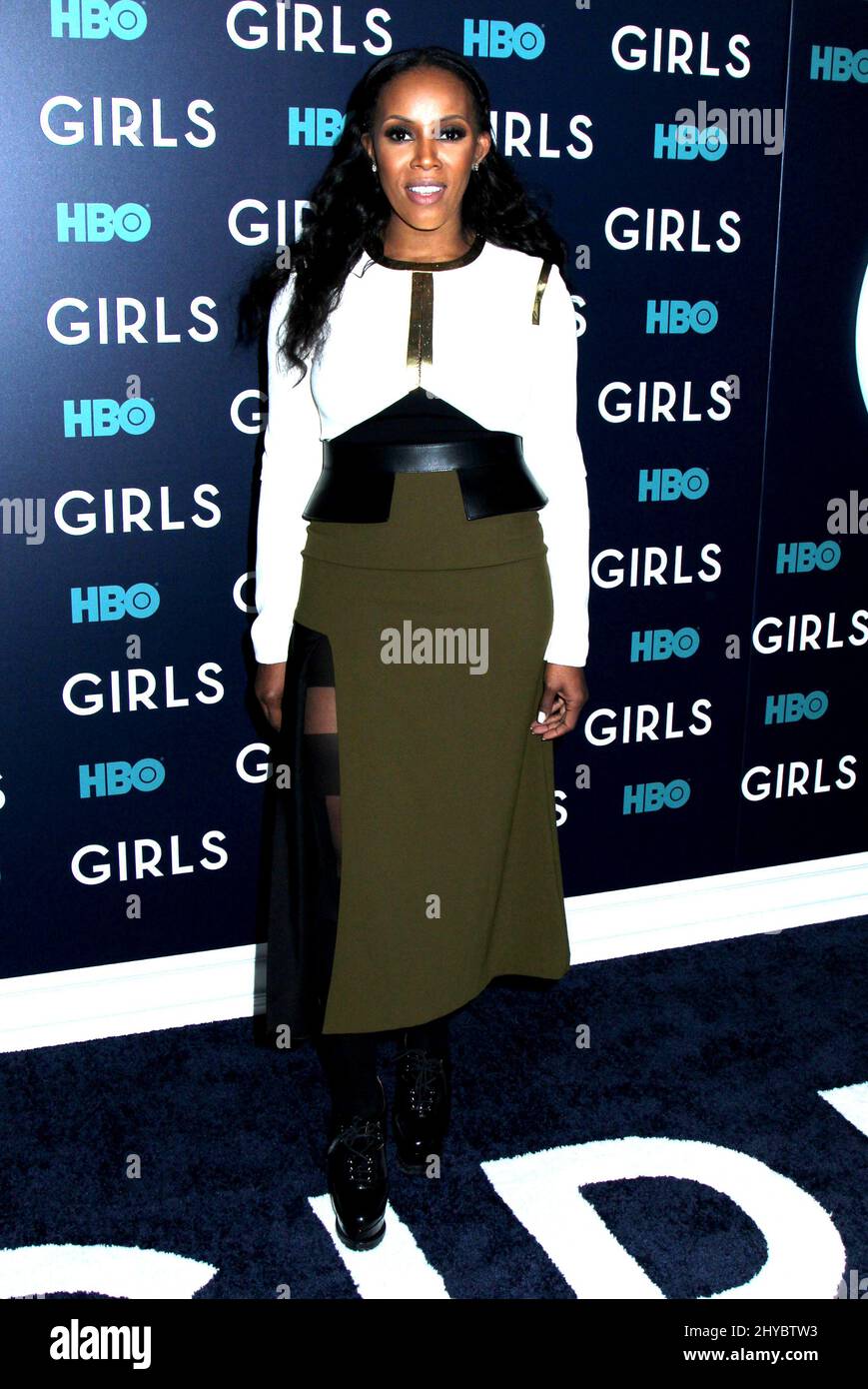 June Ambrose attending the 'Girls' Sixth & Final Season Premiere held at Alice Tully Hall in Ne York, USA Stock Photo