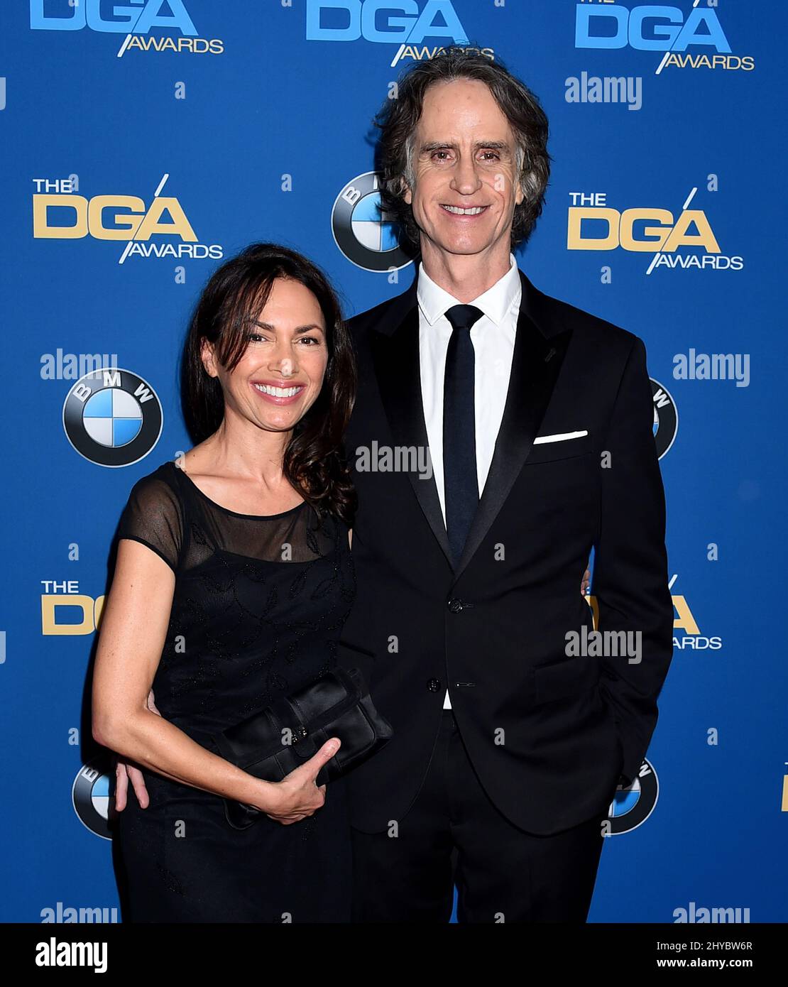Susanna Hoffs and Jay Roach arriving for the 69th Annual Directors Guild of America Awards held at the Beverly Hilton Hotel, Beverly Hills, Los Angeles, February 4th 2017 Stock Photo