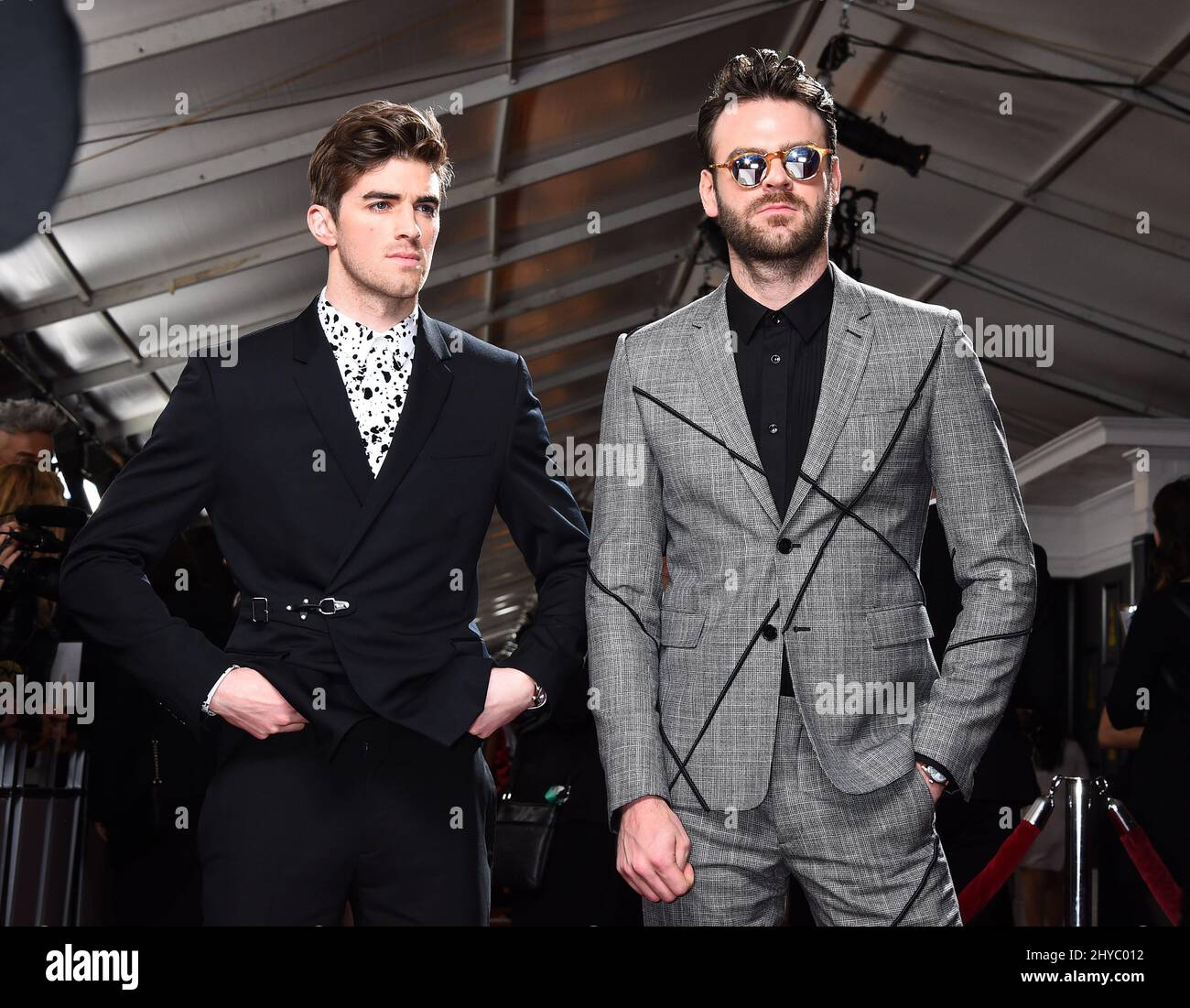 The Chainsmokers attending the 59th Annual Grammy Awards in Los Angeles