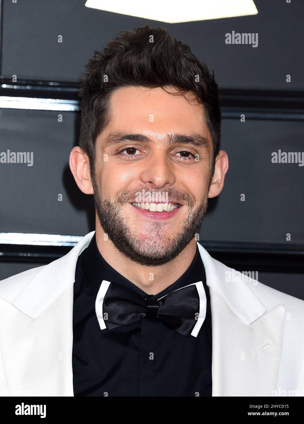 Thomas Rhett attending the 59th Annual Grammy Awards in Los Angeles