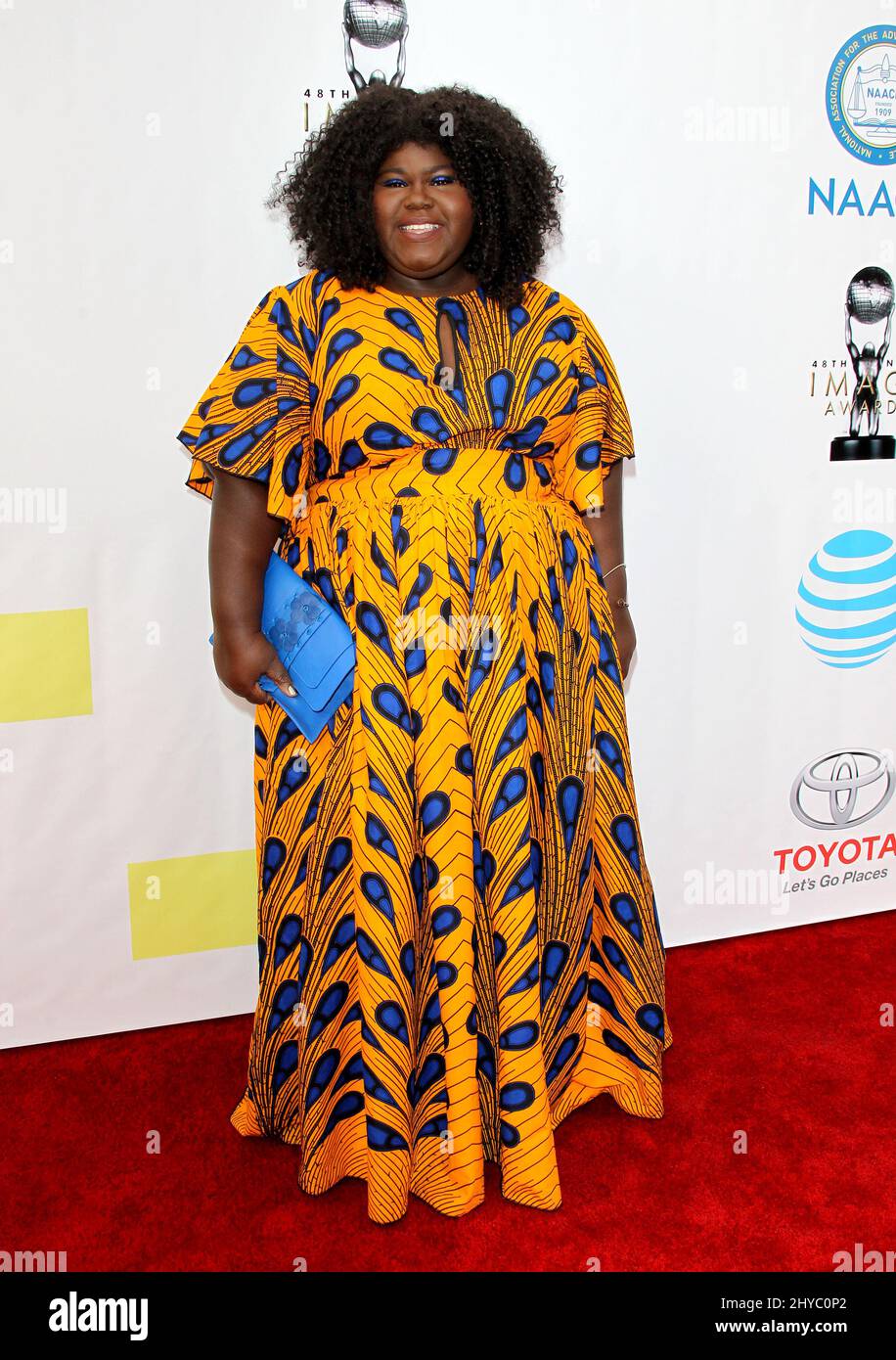 Gabourey Sidibe attending the 48th NAACP Image Awards in Los Angeles