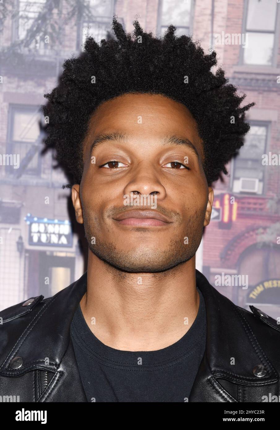 Jermaine Fowler attends 'Crashing' Los Angeles Premiere held at Avalon Stock Photo