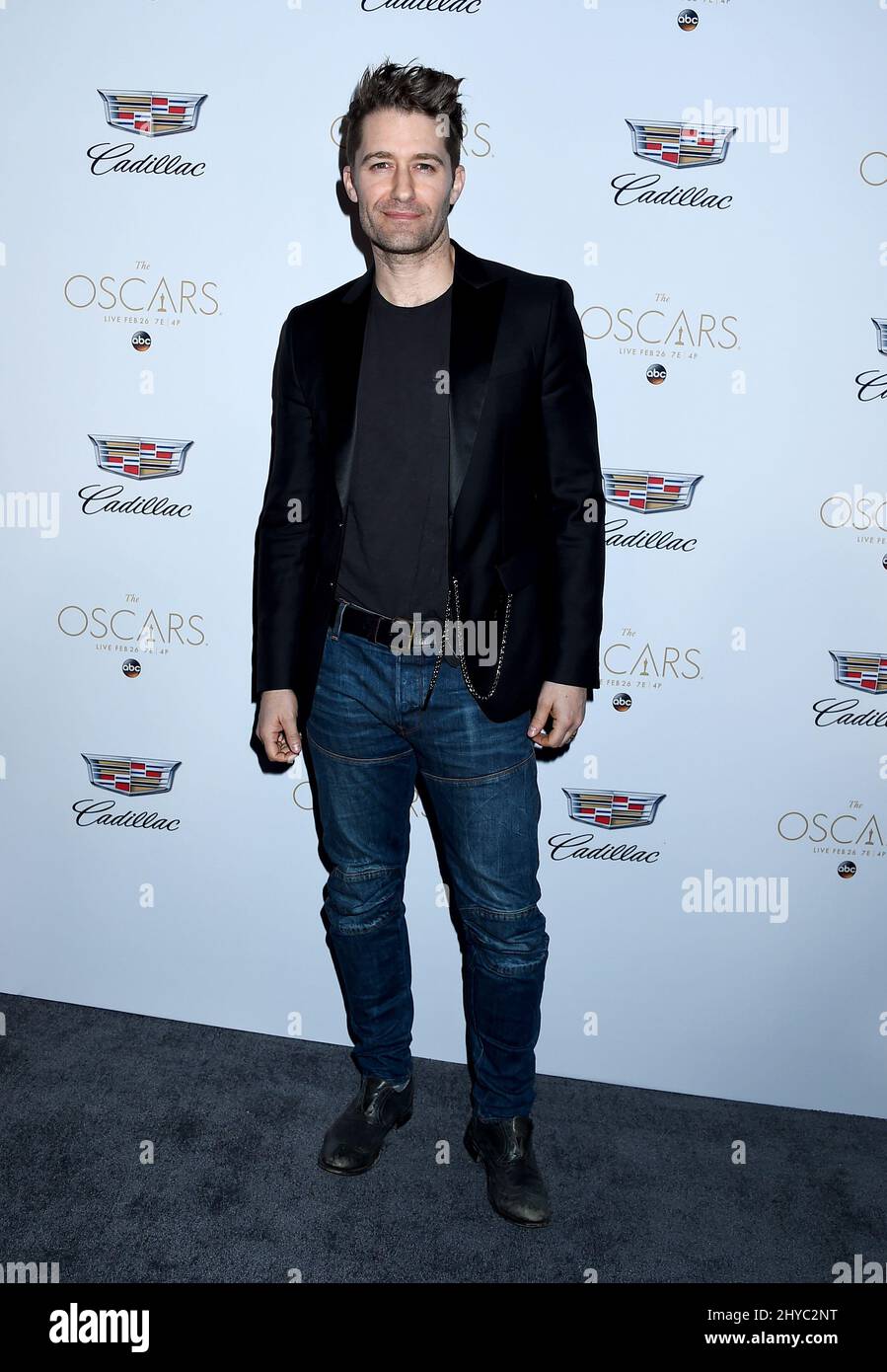 Matthew Morrison attending the Cadillac Hosts Annual Oscar Week Soiree to celebrate 89th Academy Awards at the Chateau Marmont in Los Angeles, USA Stock Photo