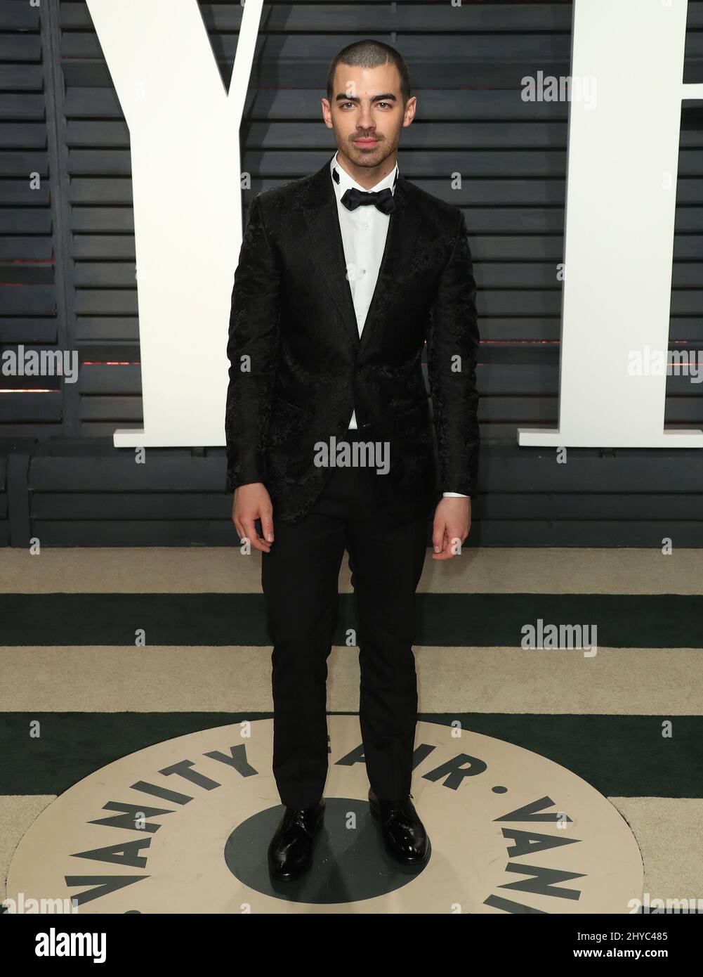 Joe Jonas at 2017 Vanity Fair Oscar Party hosted by Graydon Carter at