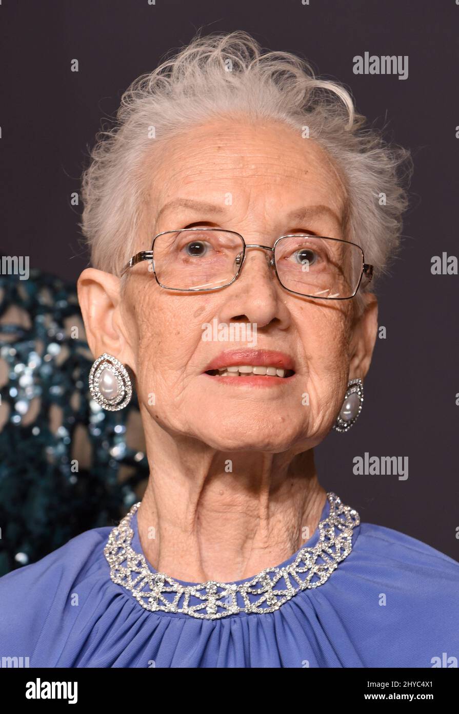 Katherine Johnson in the press room at the 89th Academy Awards held at