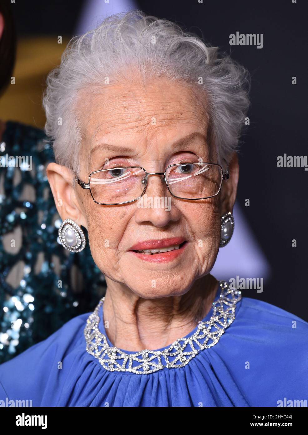 Katherine Johnson in the press room at the 89th Academy Awards held at