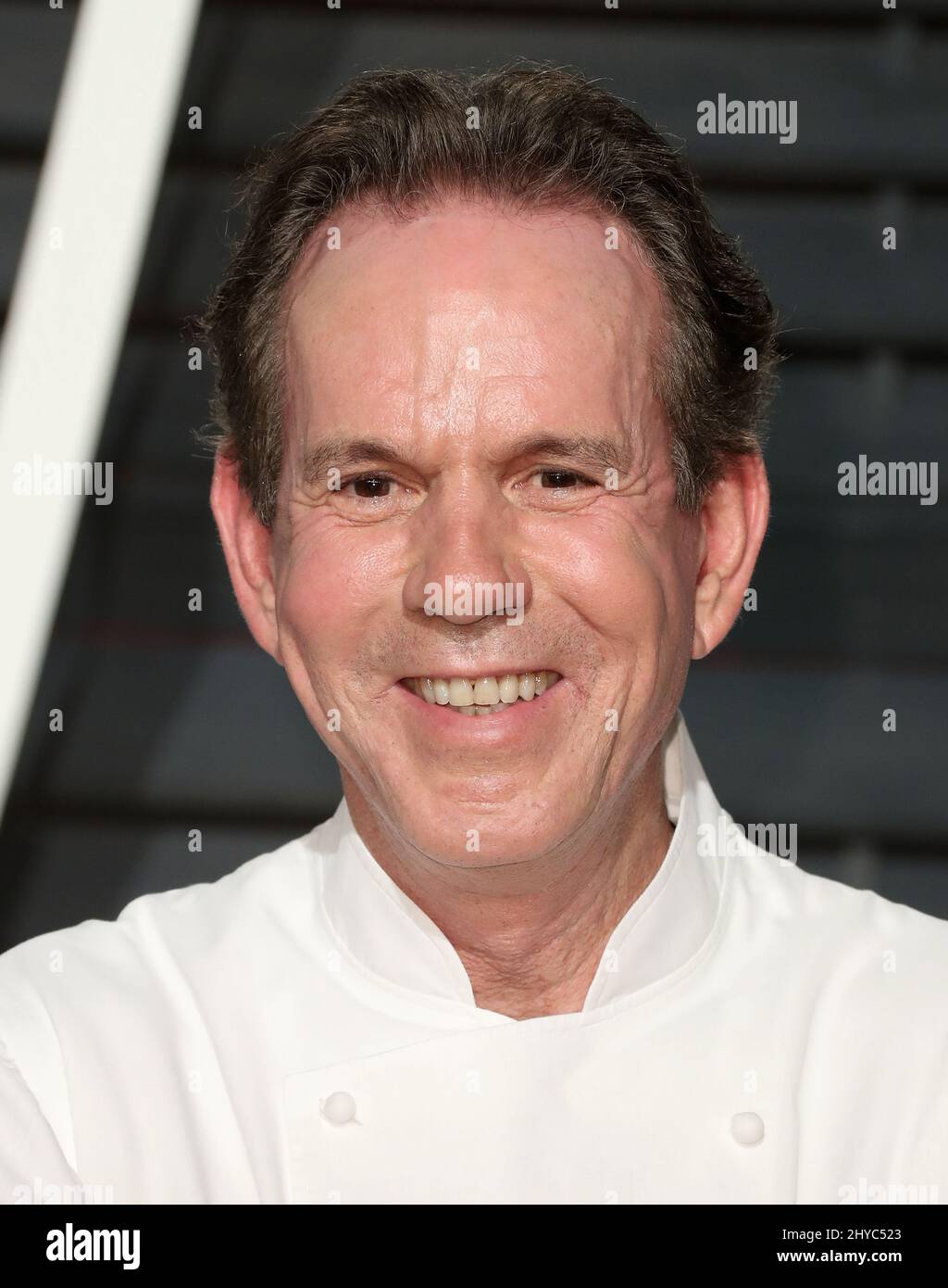 Thomas Keller arriving at the Vanity Fair Oscar Party in Beverly Hills