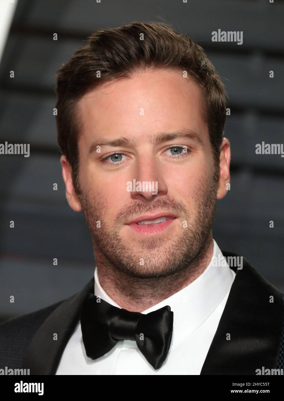 Armie Hammer arriving at the Vanity Fair Oscar Party in Beverly Hills ...