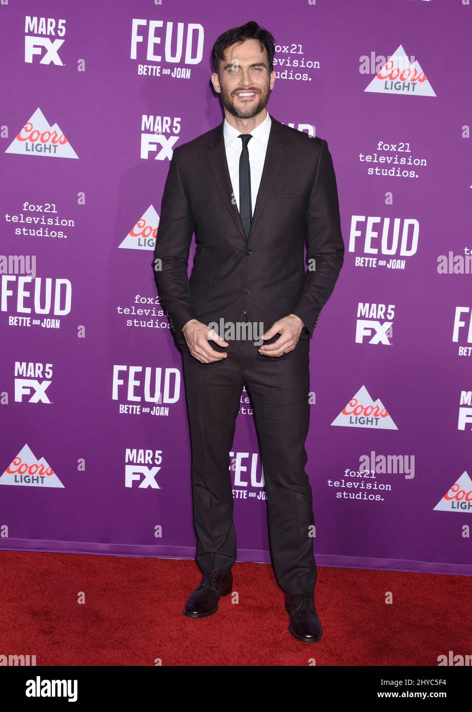 Cheyenne Jackson attends the "Feud Bette And Joan" Red Carpet Event