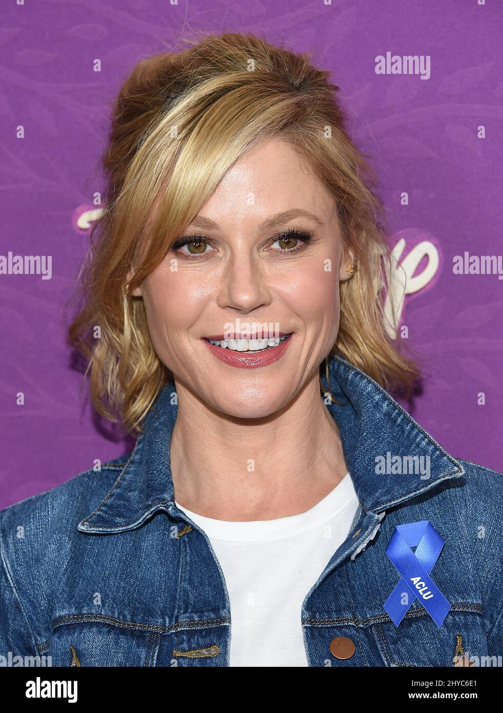 Julie Bowen attending the Disney Tangled Before Ever After Series Premiere in Los Angeles Stock Photo