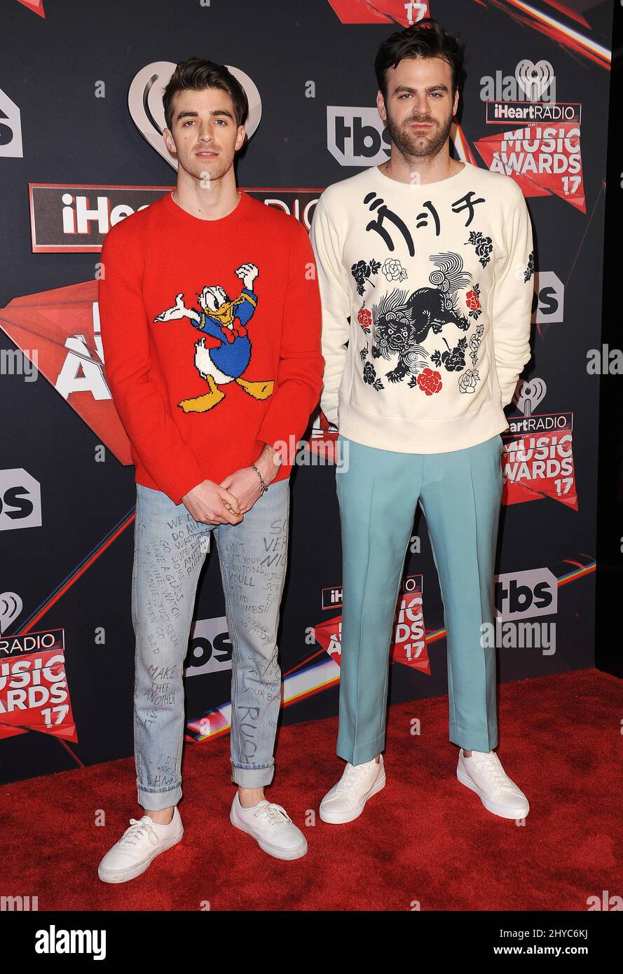 The Chainsmokers attending the 2017 iHeart Radio Music Awards held at