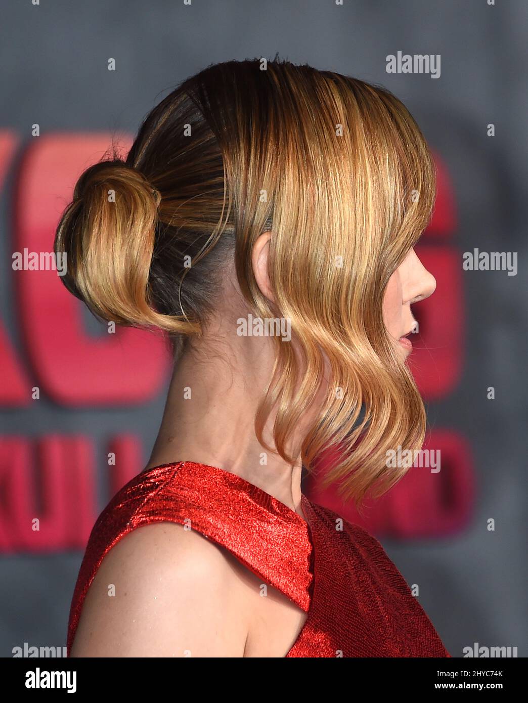 Brie Larson attending Warner bros. Pictures and Legendary Pictures ...