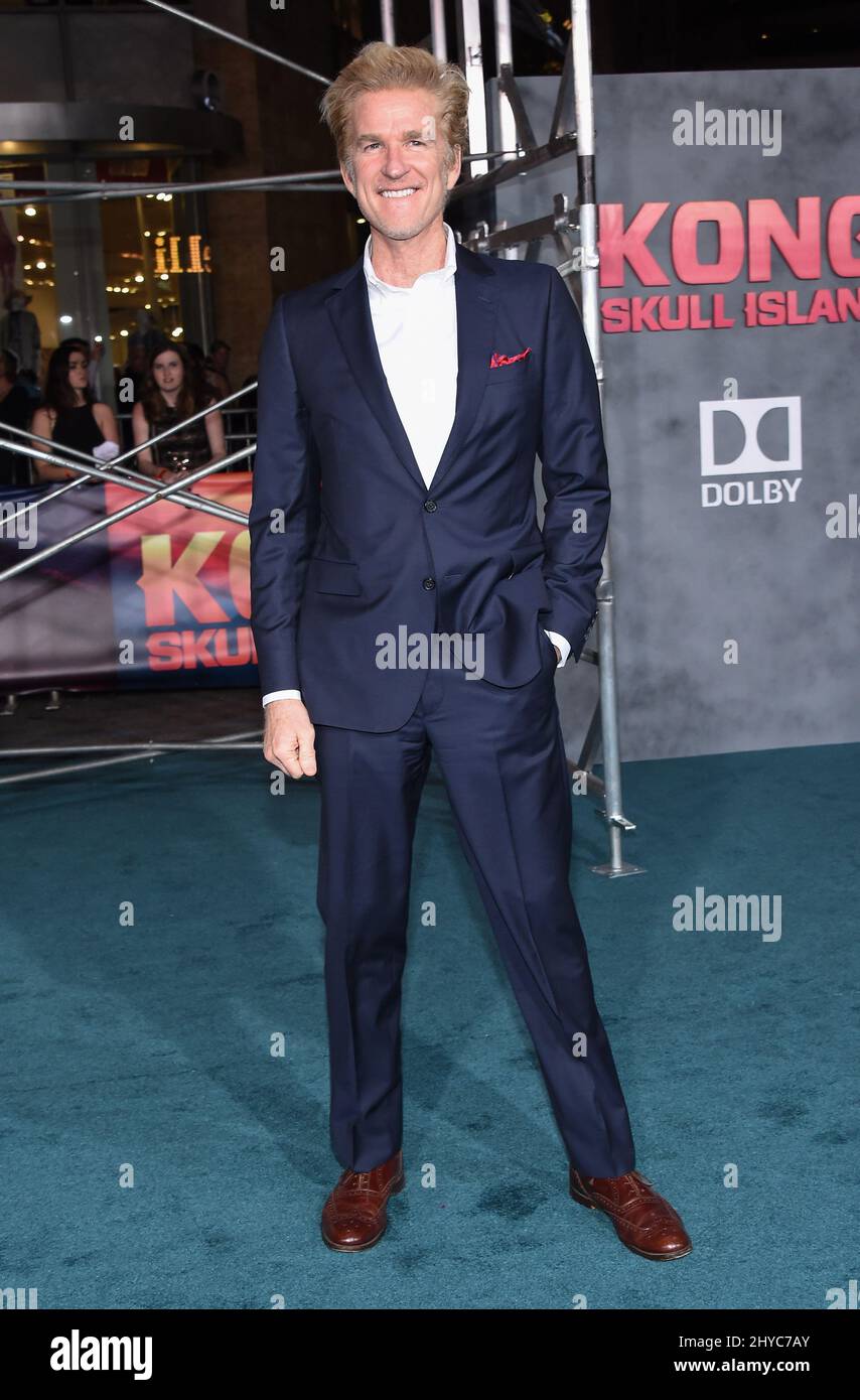 Matthew Modine attending Warner bros. Pictures and Legendary Pictures