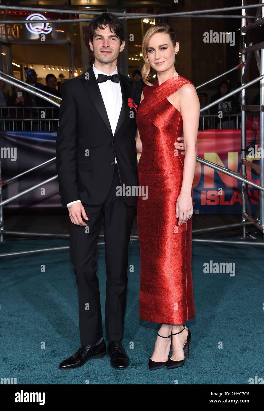 Brie Larson and Alex Greenwald attending Warner bros. Pictures and ...