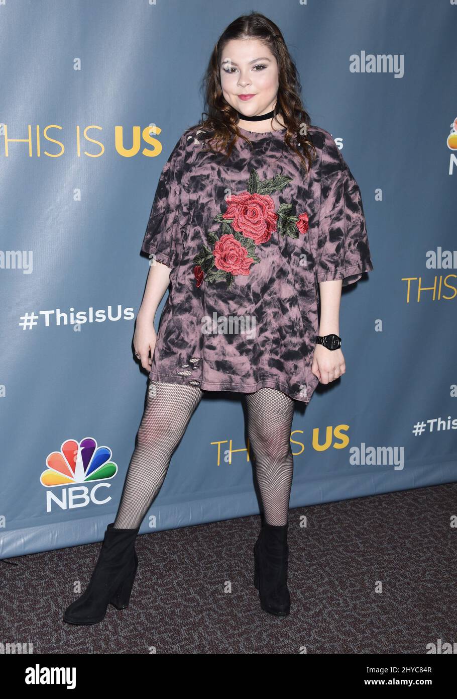 Hannah Zeile attending the "This Is Us" Finale Screening held at the
