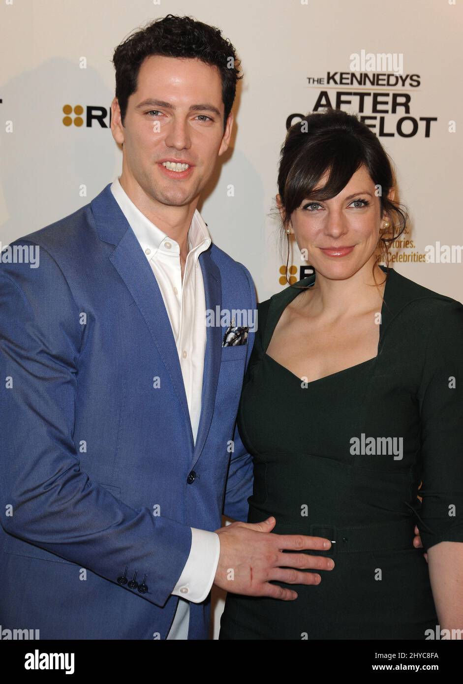 Brett Donahue attending a screening of The Kennedys After Camelot