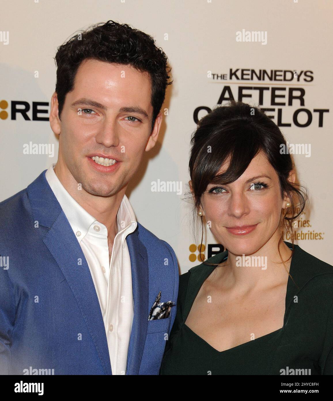Brett Donahue attending a screening of The Kennedys After Camelot