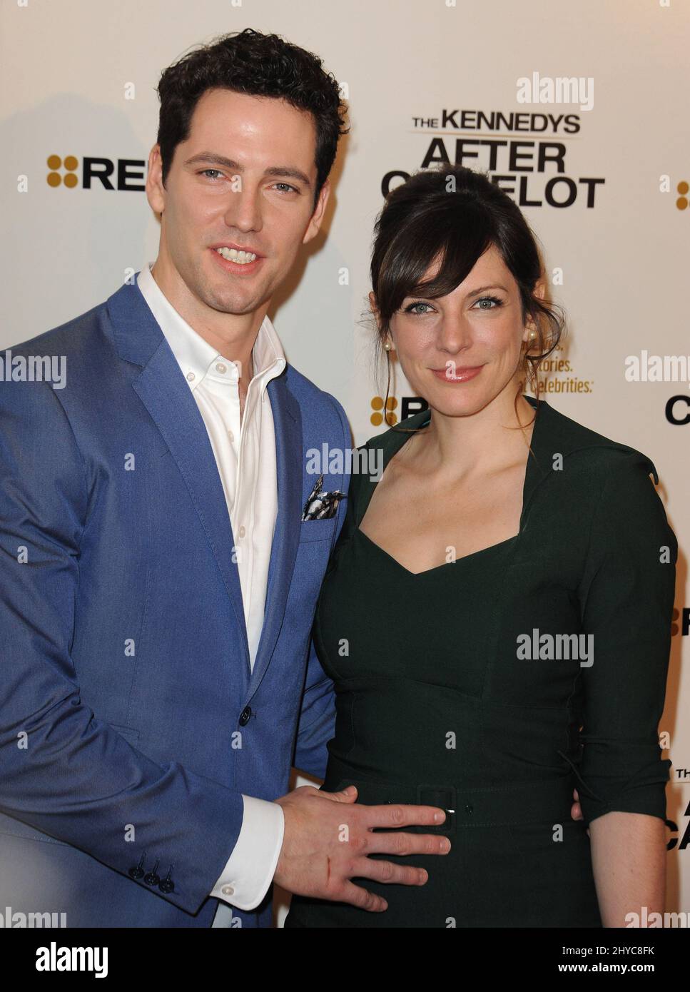 Brett Donahue attending a screening of The Kennedys After Camelot in