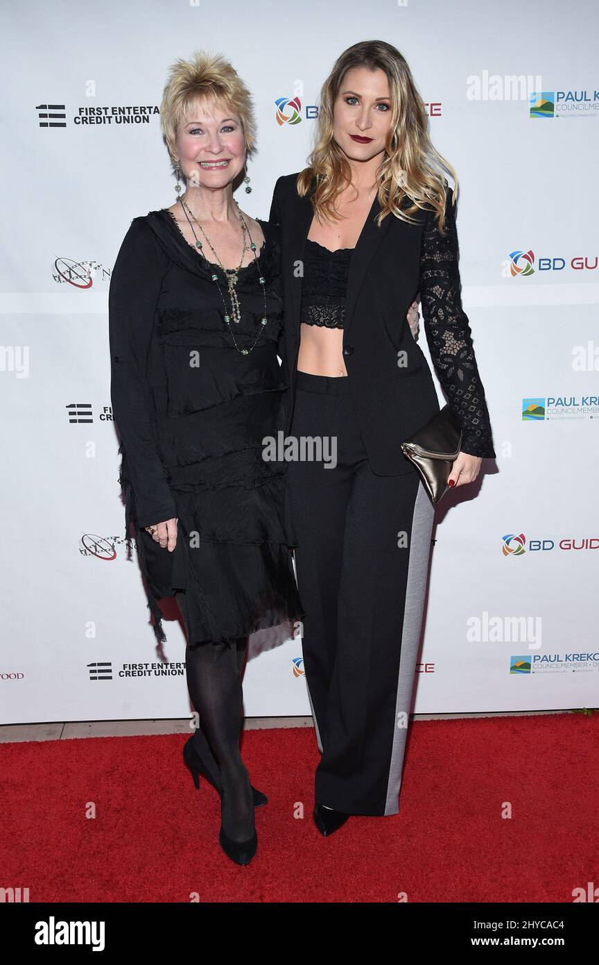 Dee Wallace and Gabrielle Stone attending the 4th Annual NoHo CineFest held at the Laemmie Theatre. Stock Photo