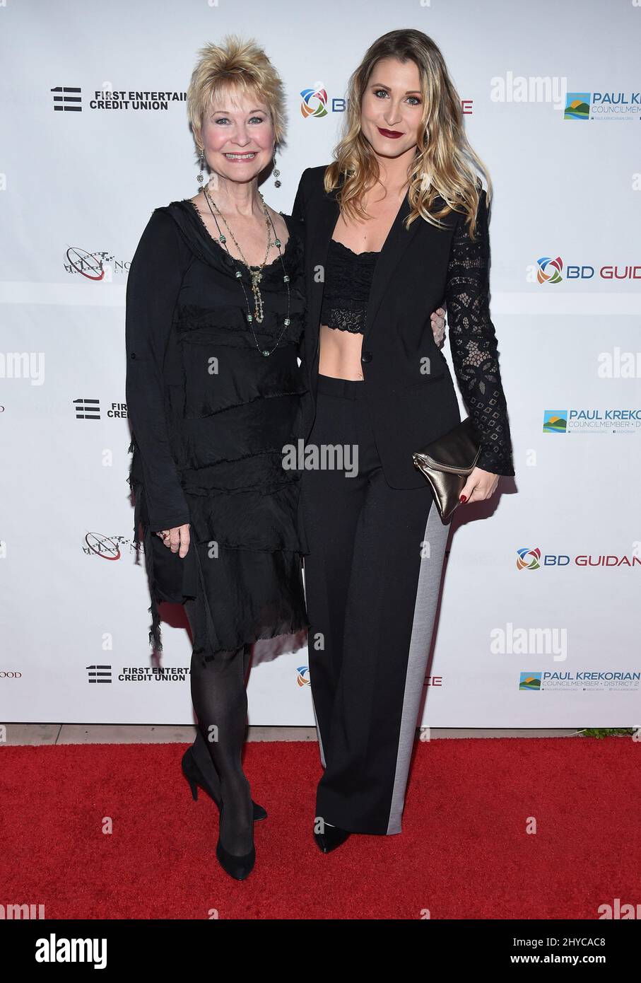 Dee Wallace and Gabrielle Stone attending the 4th Annual NoHo CineFest held at the Laemmie Theatre. Stock Photo