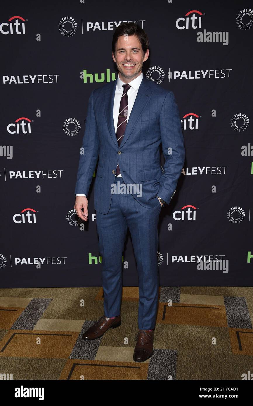 James Marsden arriving for Westworld at the 34th Annual PaleyFest in Los Angeles, 25th March 2017 Stock Photo
